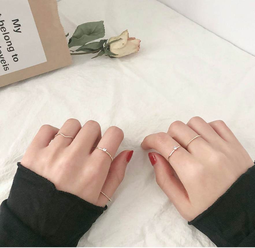 [HCM]Combo 5 nhẫn nữ xinh xắn có video