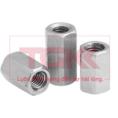 Đai ốc nối mạ kẽm M14-M22