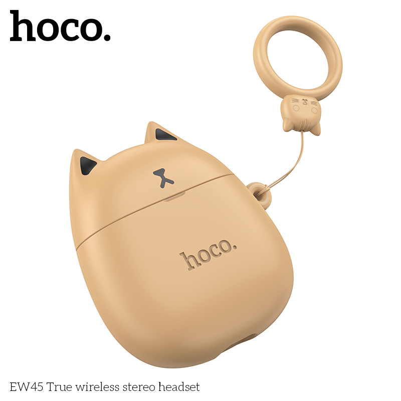 Tai Bluetooth Hoco EW45 V5.3, pin 4H + Tặng kèm case silicon
