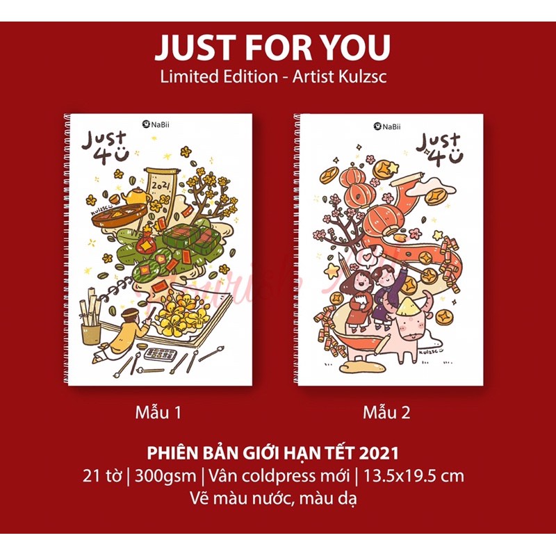 Sổ NABII LIMITED EDITION - Phiên Bản Tết 2021