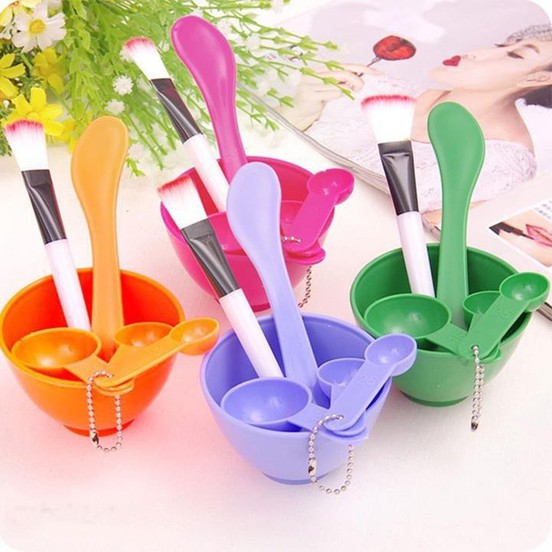 [HCM]SET 2 Dụng cụ đắp mặt nạ 4IN1