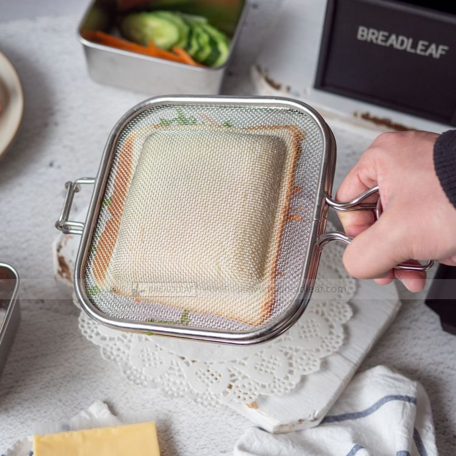 Kẹp lưới nướng bánh mì breadleaf . blvn-043