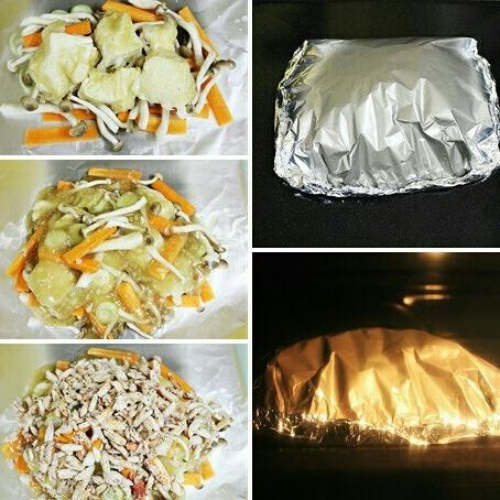 Cuộn giấy bạc bọc thức ăn để nướng
