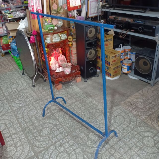 [HCM]Sào Phơi Đồ Sắt Sơn - Dài 1M2 -(Combo 2 Cây)