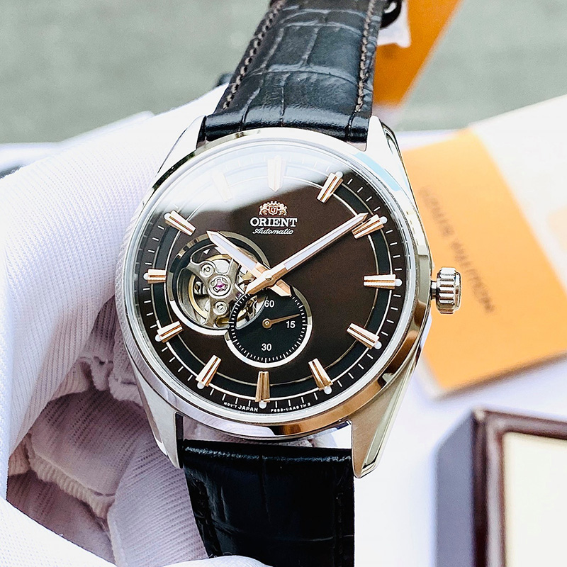 New automatic Orient men's automatic mechanical watch luxury leather strap-Kingsman watch