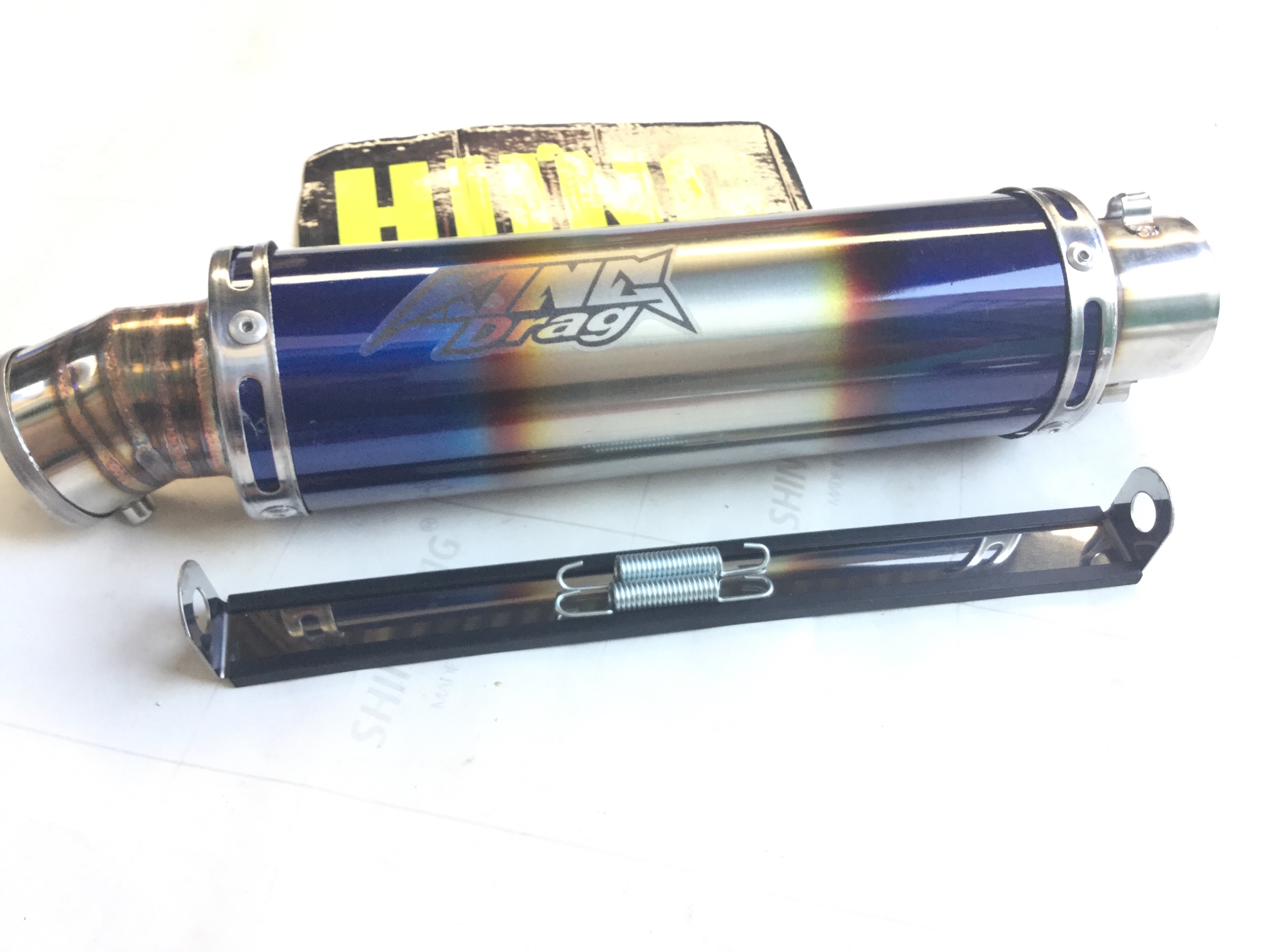 Pô KingDrag titan Cổ Titan Wave 100 + Dream + Cúp + Xe 50