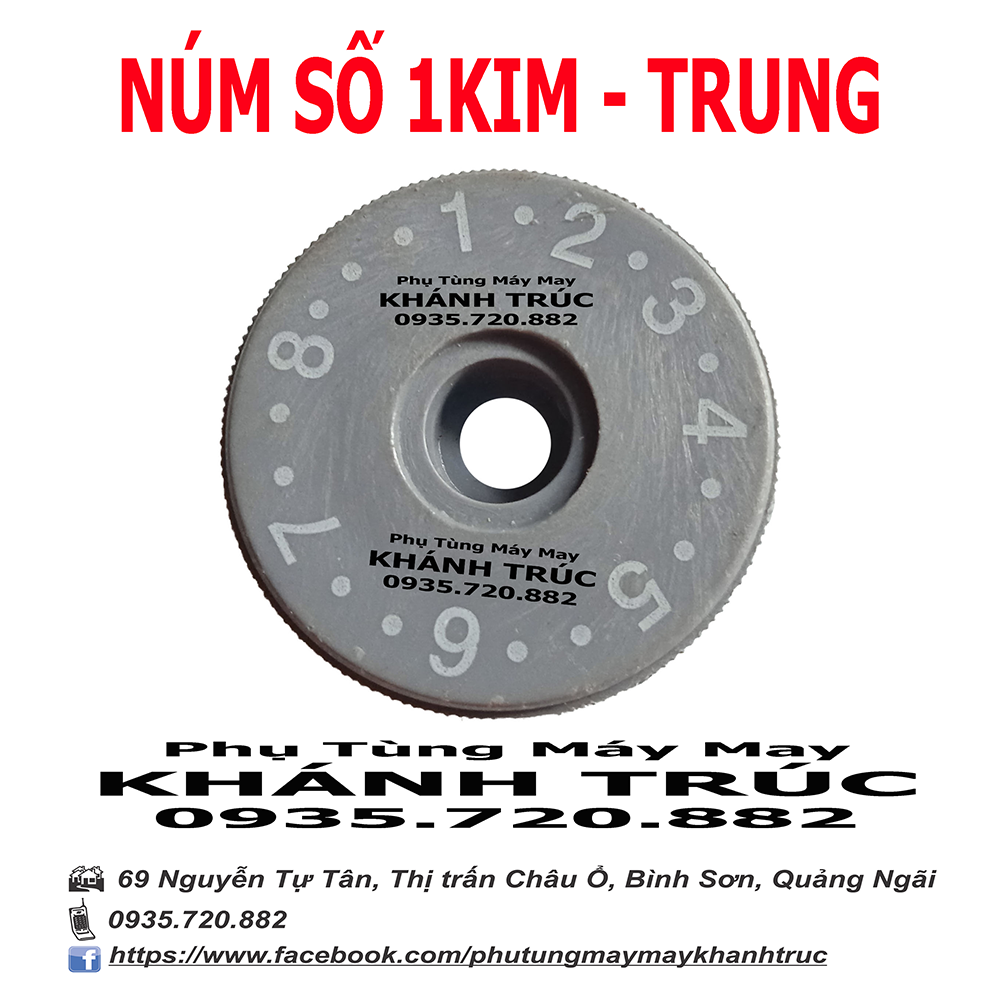 Núm số mỏng máy may công nghiệp 1kim