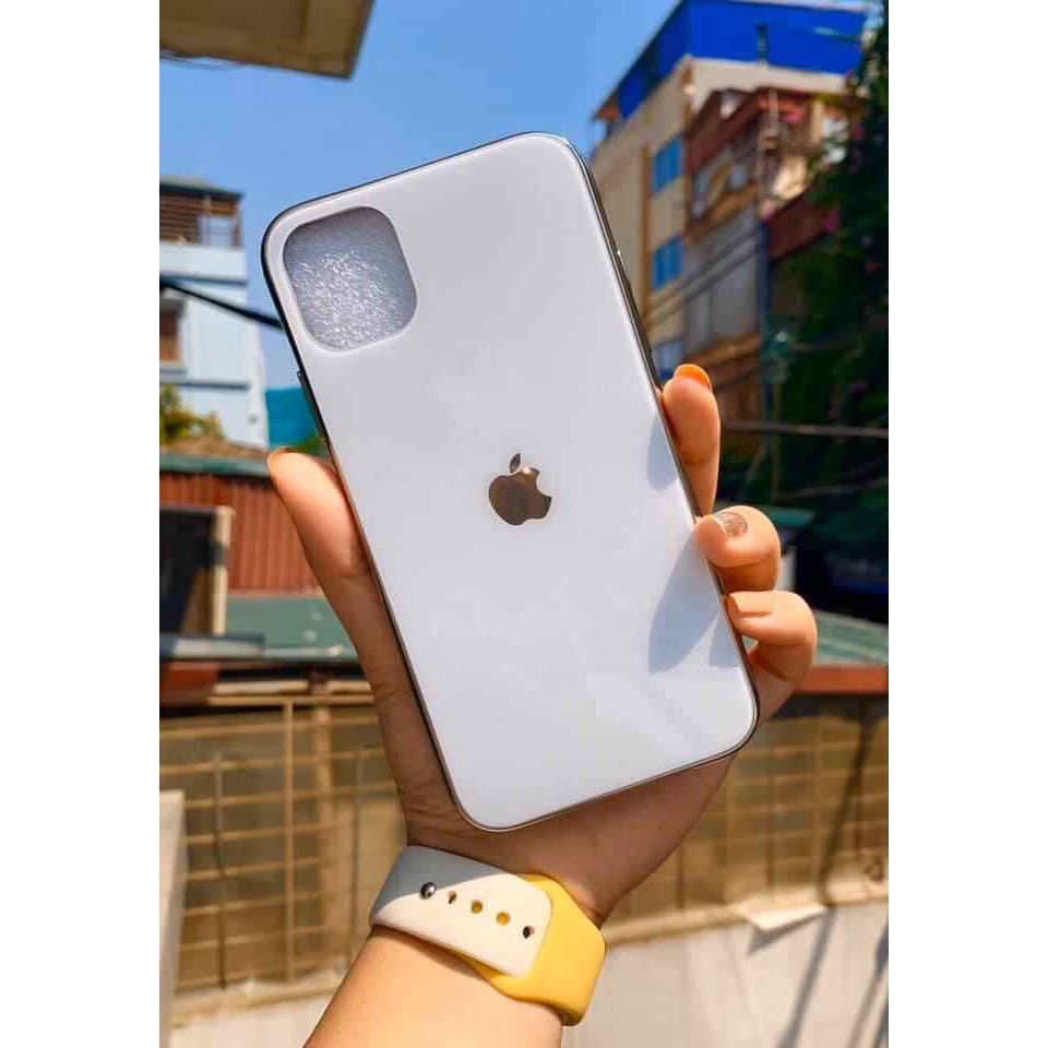 Ốp Lưng kính cường lực IP 7 plus/8 plus/X/XS Max/11/11 Pro Max - Mac Shock
