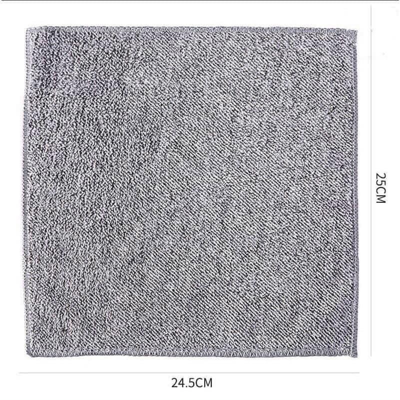 Bộ 10 Khăn Lông Cừu Mềm Mại Sáng Tạo Xám 2 Mặt