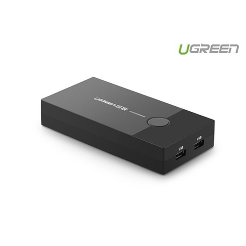 Bộ Chuyển Tín Hiệu 2 Máy Tính Dùng 1 Màn hình KVM Switch USB Ugreen 30357 - Hàng