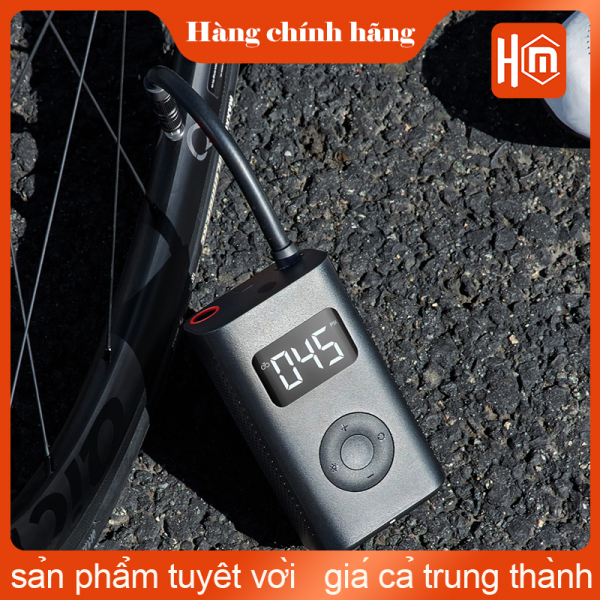 Thiết bị bơm hơi di động đa năng Xiaomi Mi Portable Electric Air Compressor - Pin 2000 mAh l Cổng sạc micro USB l Sạc đầy trong 3h l Bơm hơi lốp xe đạp moto oto bóng hồ bơi mini l HÀNG CHÍNH HÃNG