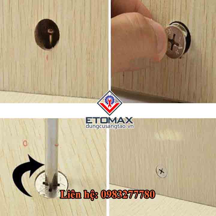 Bộ 50 chốt liên kết ốc cam