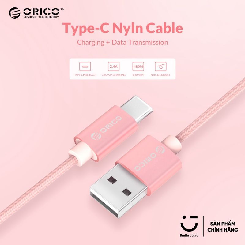 Cáp dù ORICO Sạc USB Type C