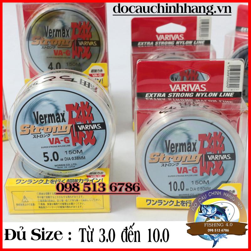 Cước Câu Cá varivas vermax Strong 150m