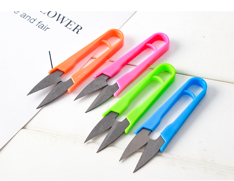 Kéo Bấm Chỉ, Cắt Chỉ Cán Nhựa Nhiều Màu