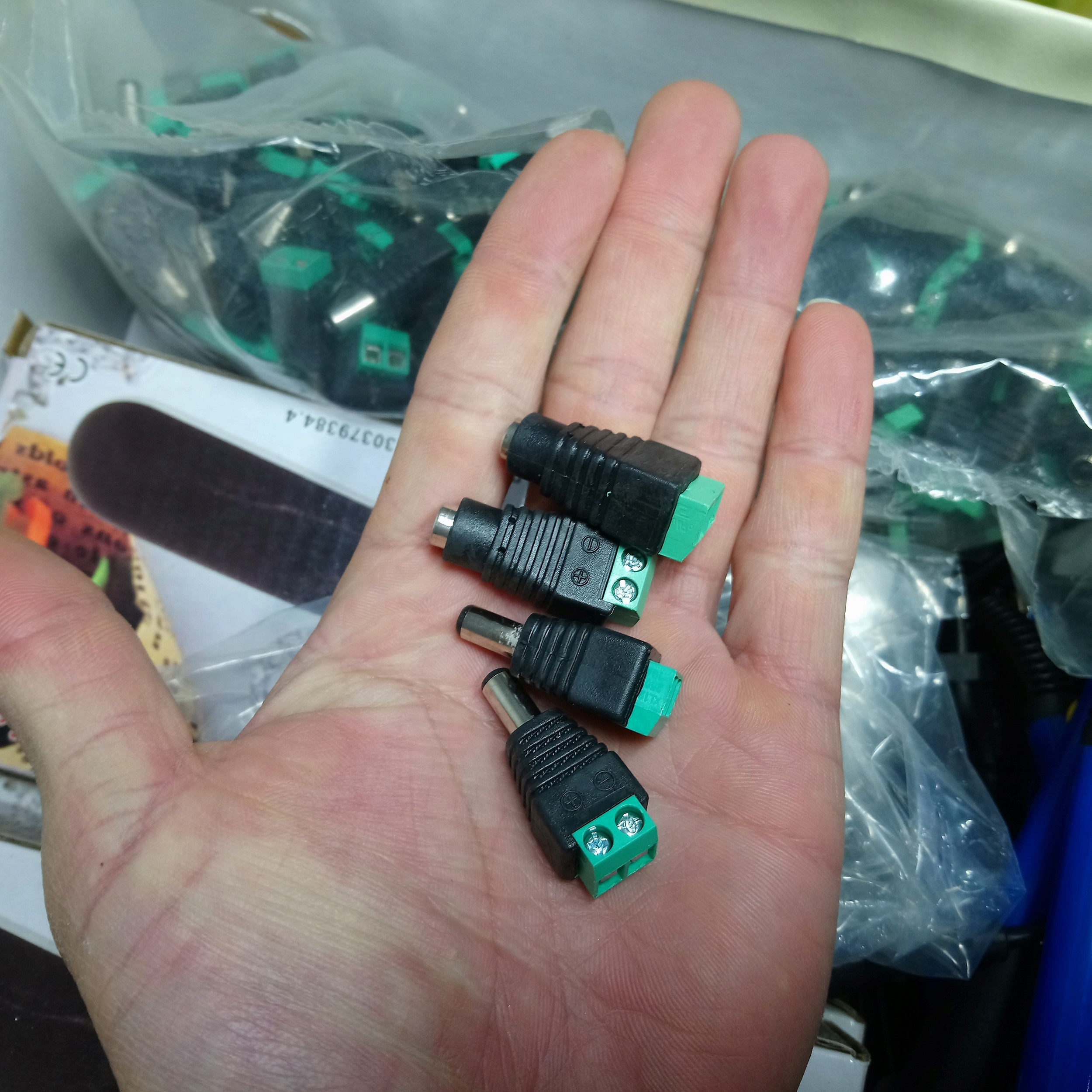 Bộ 10 Jack dc nối nguồn đực Hoặc cái