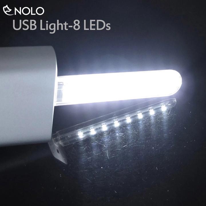 Combo 2 Đèn Led 8 Bóng Siêu Sáng Cắm Dùng Nguồn USB Công Suất 1,4W