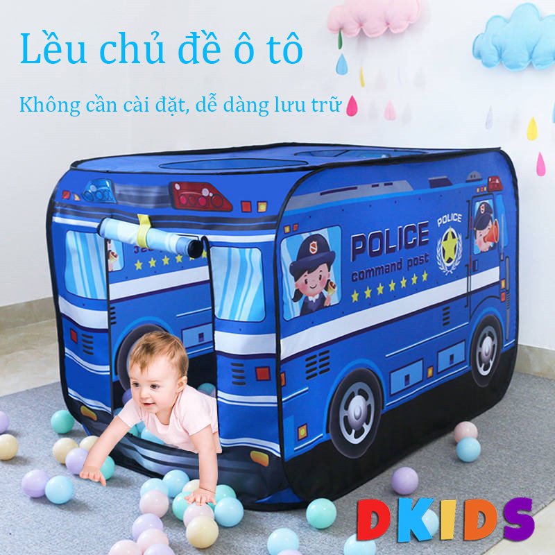 LỀU Ô TÔ ĐỒ CHƠI NHÀ BÓNG CHO BÉ