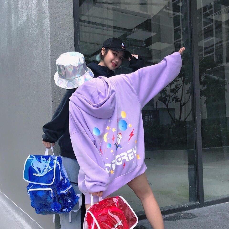 [HCM]ÁO KHOÁC HOODIE NỈ NGOẠI DÀY CHỐNG LẠNHGIÓFORM RỘNG