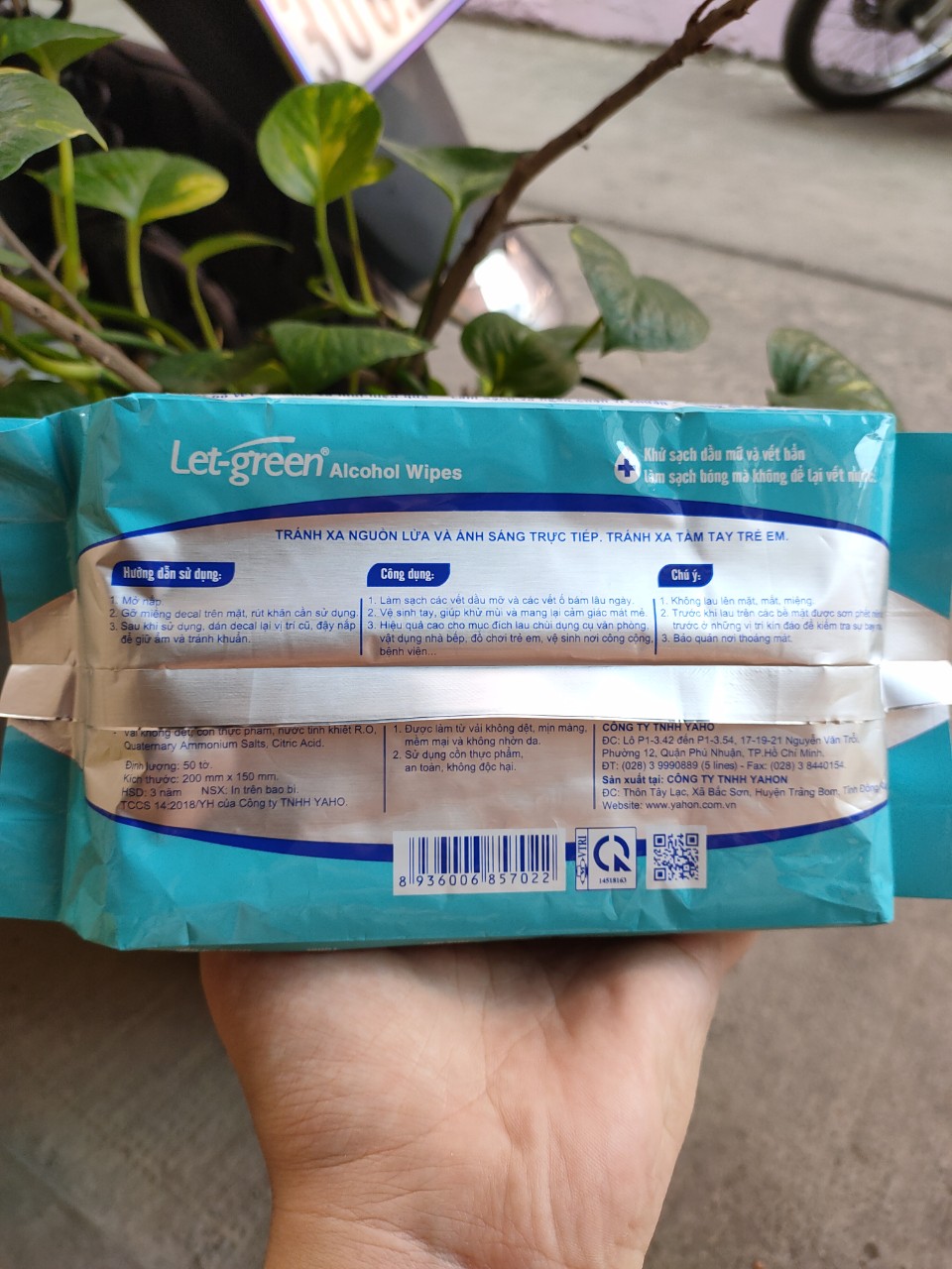 [HCM]Combo 12 bịch khăn Ướt Cồn Let-Green loại 50 miếng