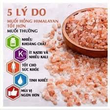 Muối hồng Himalaya 500g [hat dinh duong]