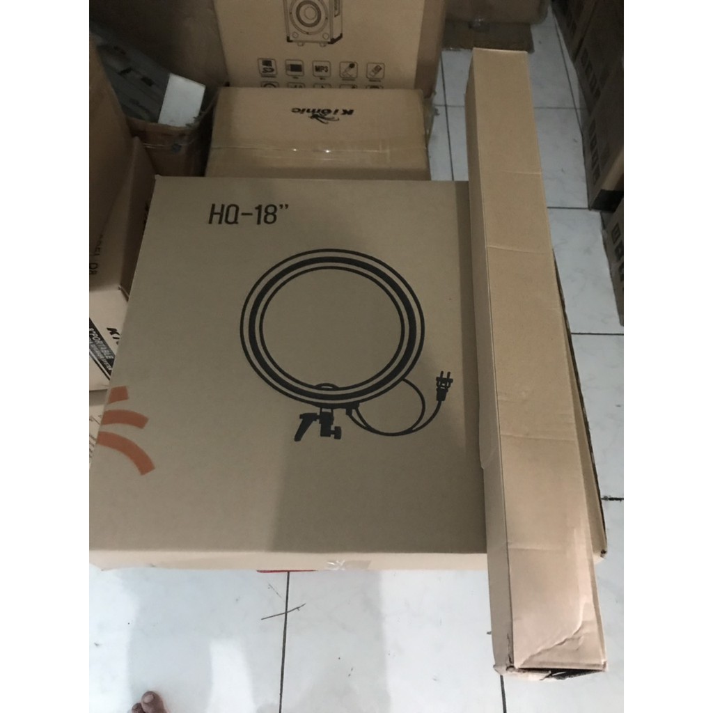 Đèn livestream, stuidio kèm chân HQ18- 45cm