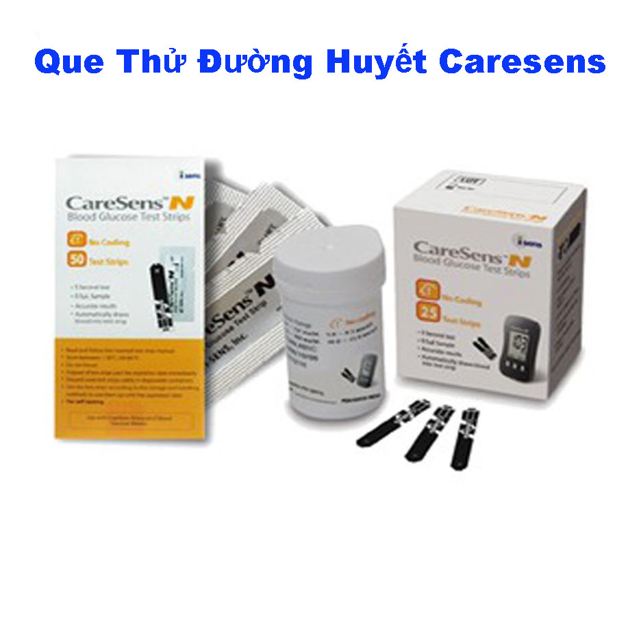 Que Thử Đường Huyết Caresens N Hàn Quốc