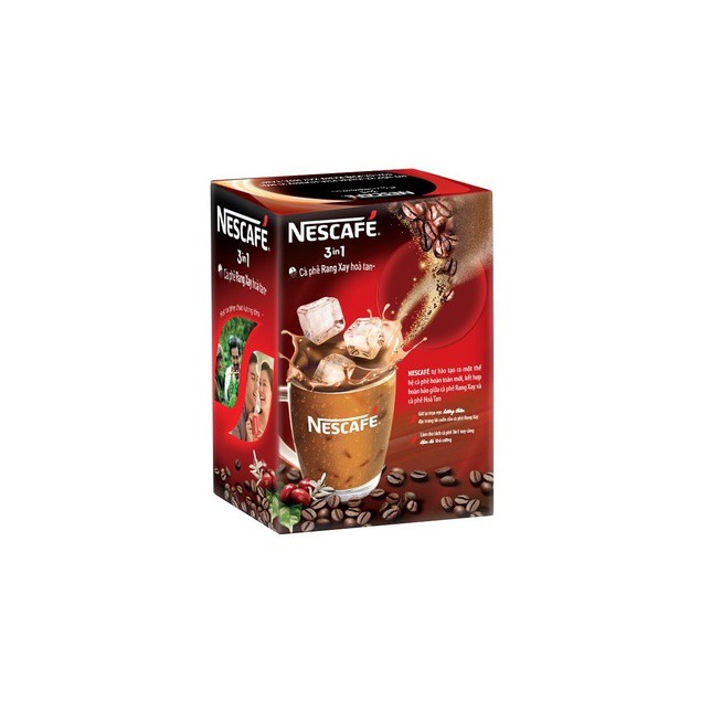 [HCM]NESCAFÉ 3in1 Cà Phê Rang Xay Hòa Tan Đậm Đà Hài Hòa (20 gói x 17g)