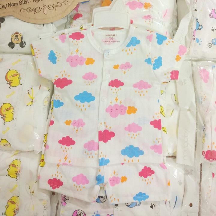 combo 5 bộ cotton giấy cho bé yêu