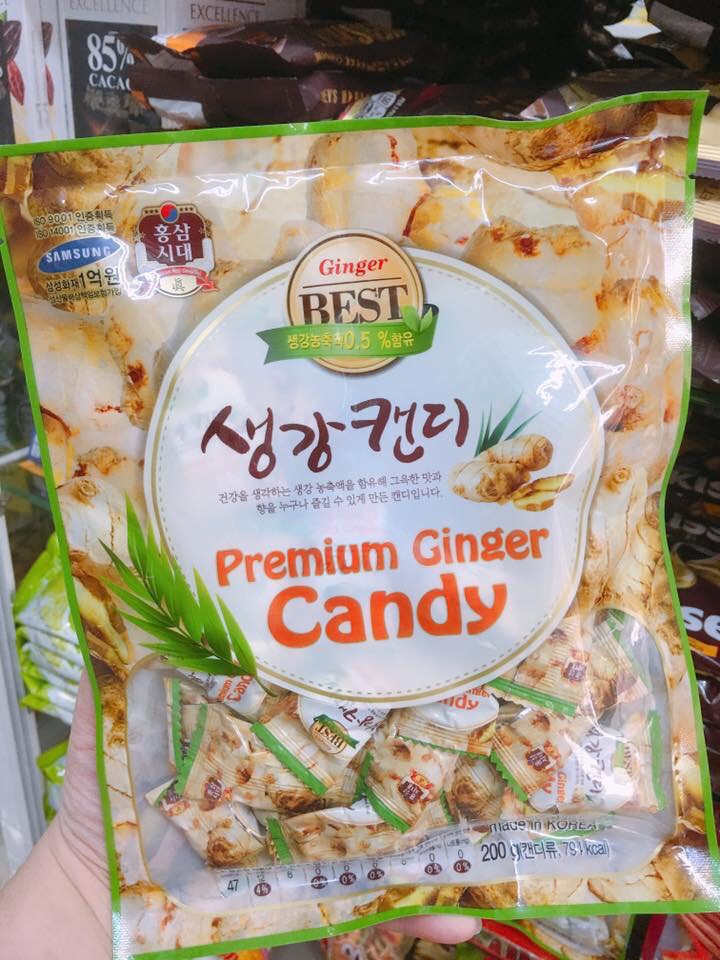 Kẹo Gừng Hàn Quốc 200Gram