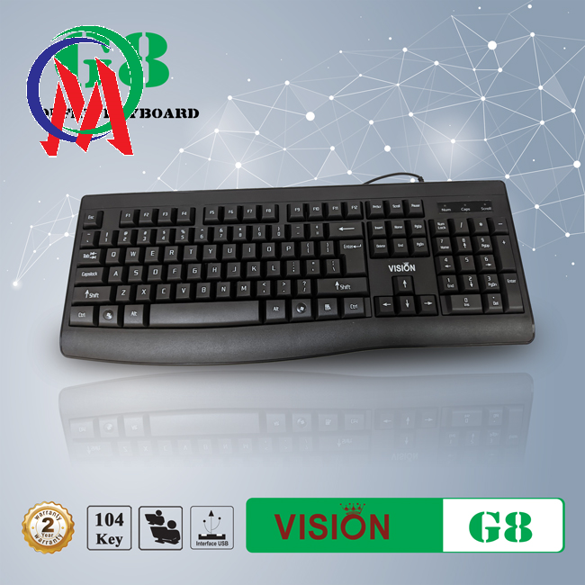 Bàn phím Vision G8 siêu bền - Chính hãng VSP