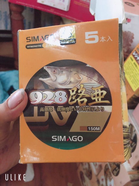 Cước câu cá SHIMAGO 928 -150m  (cam kết đổi trả trong 2 tuần đầu)