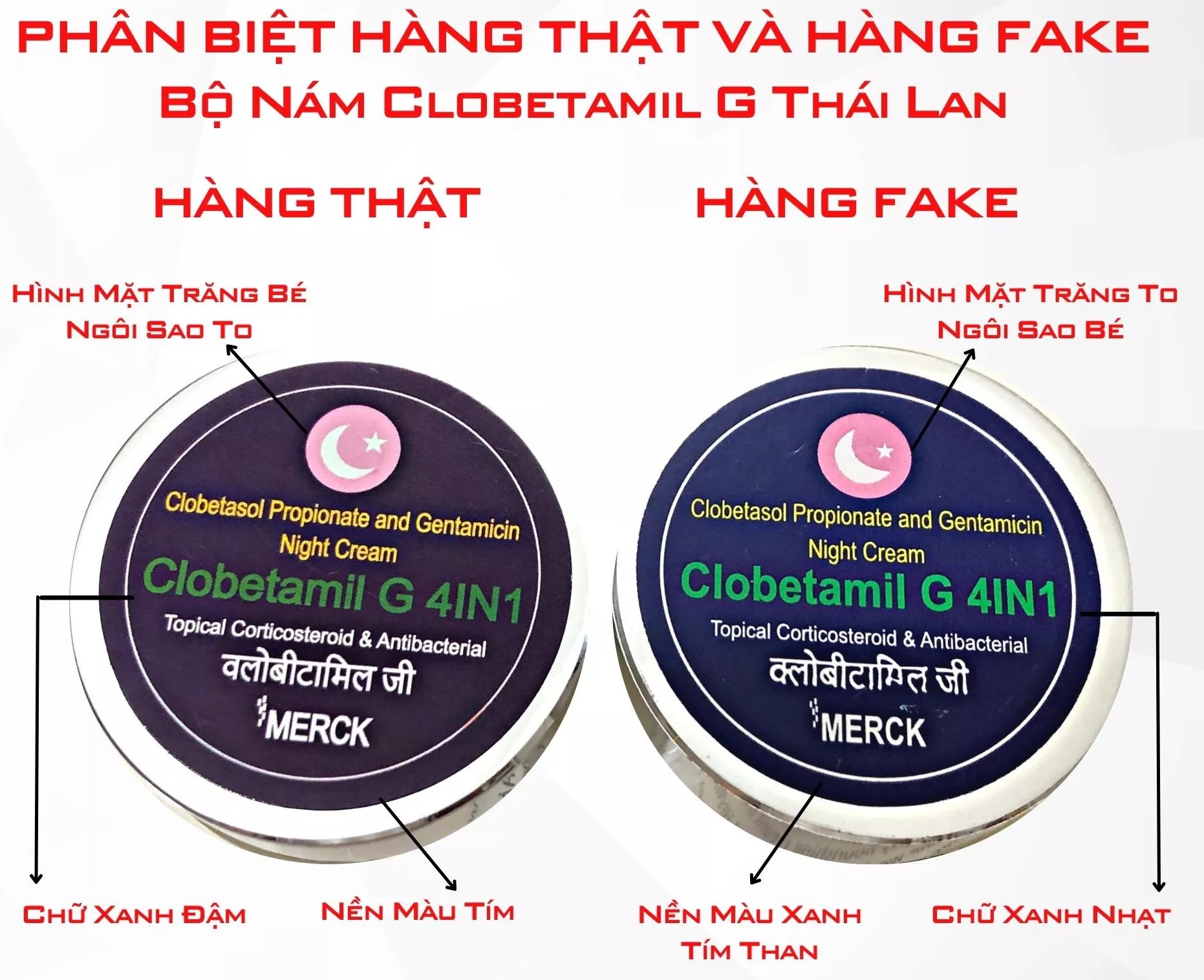 [CHÍNH HÃNG] Kem Nám Clobetamil G Thái Lan
