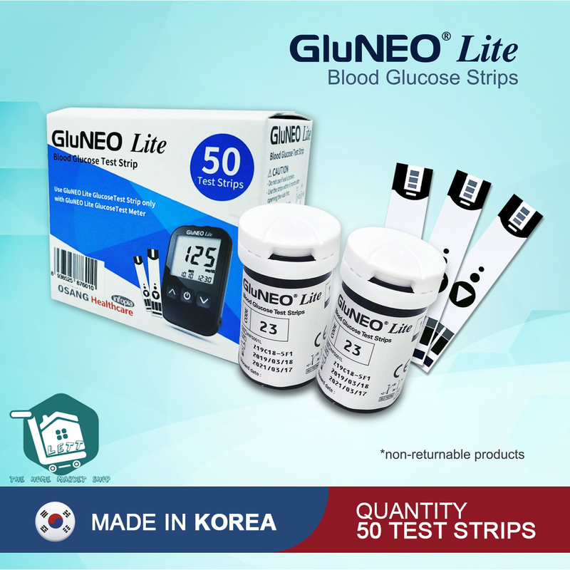 Que thử đường huyết GluNEO Lite 50 que