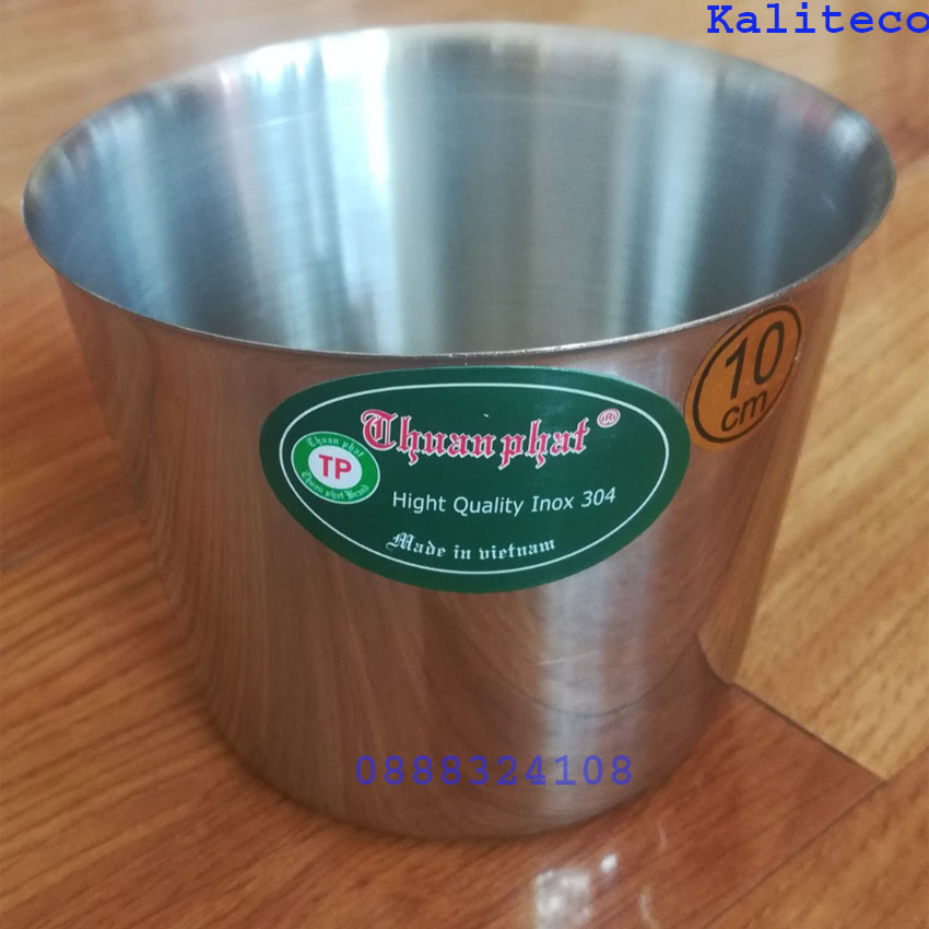 Ly Làm Đá Inox Thuận Phát 10cm Bộ 10 Ly