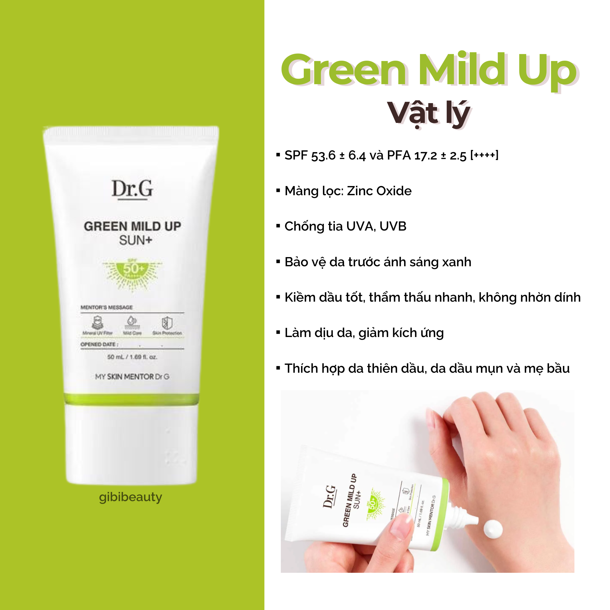 Kem chống nắng dr.g sun+ spf50+ pa++++