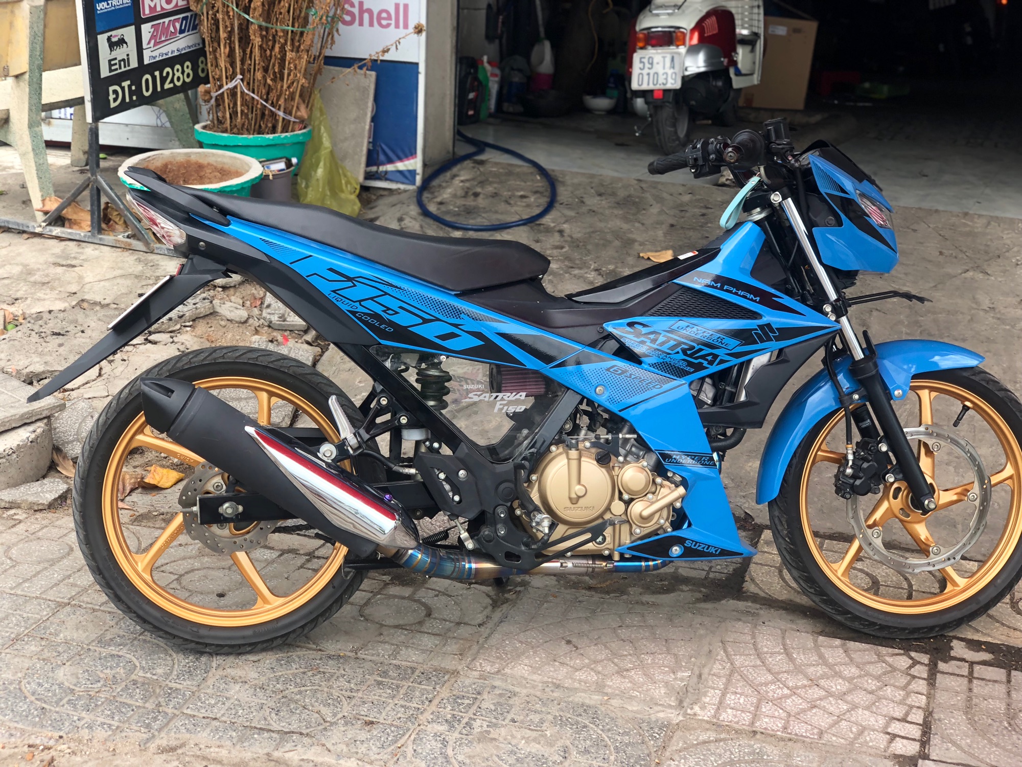 Bộ bi Chén cổ Xe Satria Raider Zin Suzuki indo