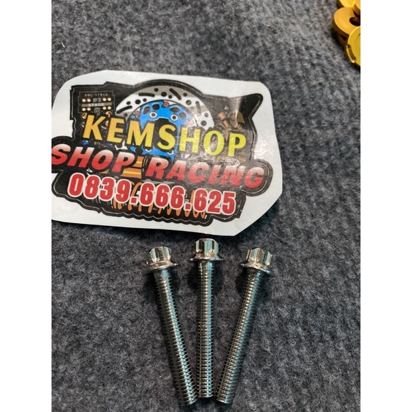 Combo 3 Ốc Titan Gr5 Kèm Long Đen Gắn Rỏ Thái