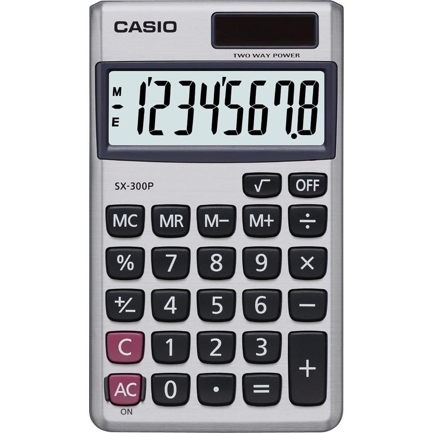 [HCM]Máy tính bỏ túi 8 số Casio SX-300P (Bạc)