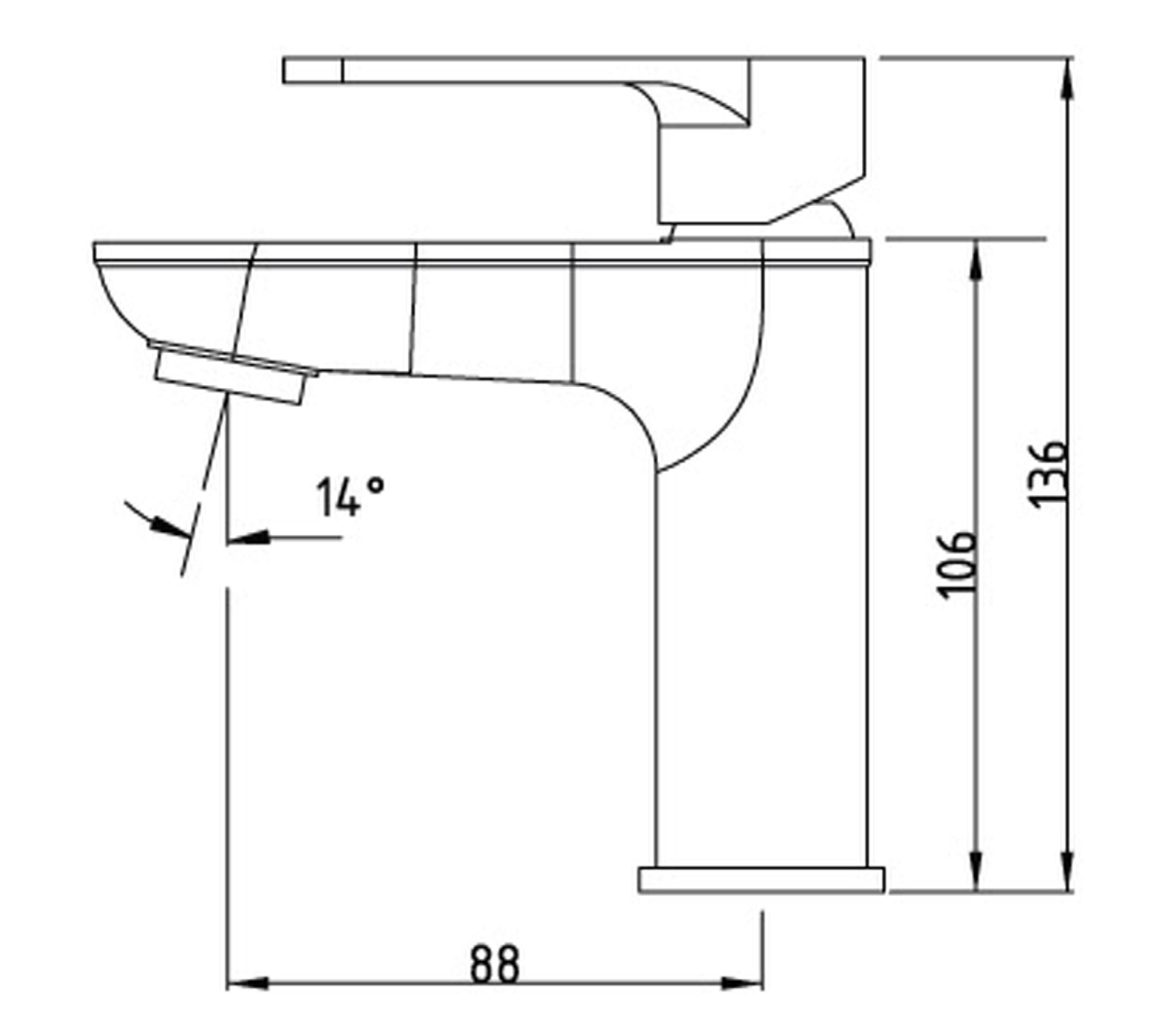 🌟[ CHÍNH HÃNG ] Vòi Lavabo Lạnh Basic BW-611L 🍀