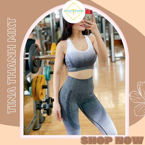 Set đồ tập gym, yoga nữ thấm hút mồ hôi