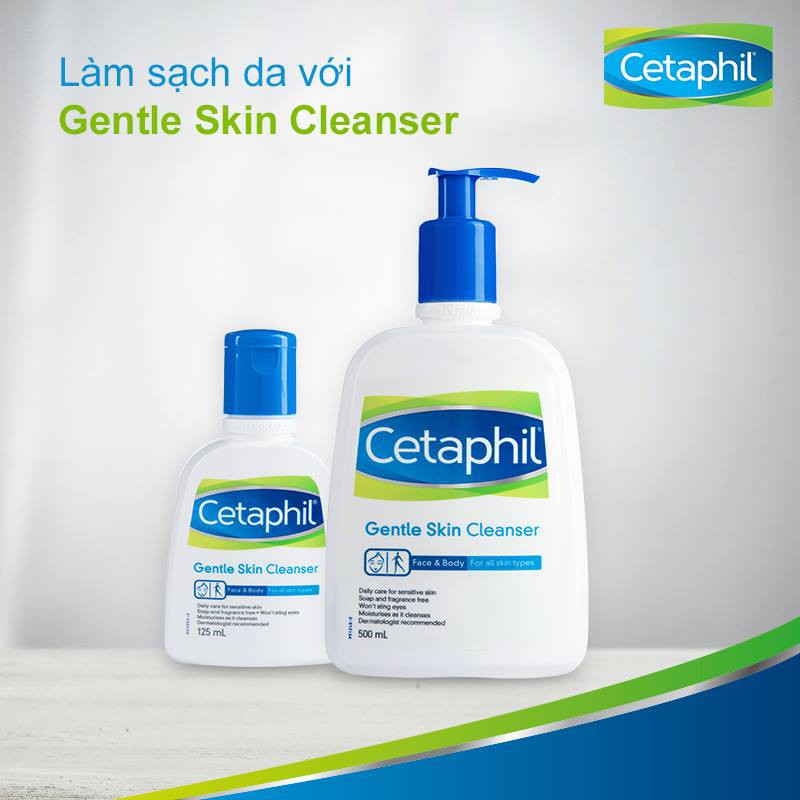 Sữa rửa mặt Cetaphil Gentle Skin Cleaner ( 125ml-500ml)