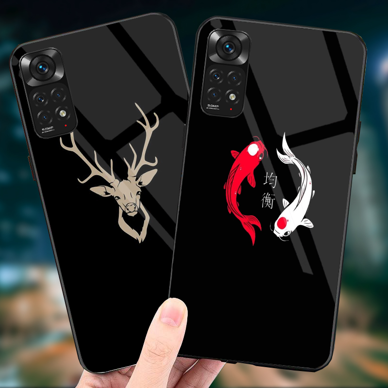 Ốp Lưng XIAOMI REDMI NOTE 11S, NOTE 11 4G, NOTE 11 5G , NOTE 11 PRO, NOTE 11 PRO 5G Mặt kính cường lực cao cấp