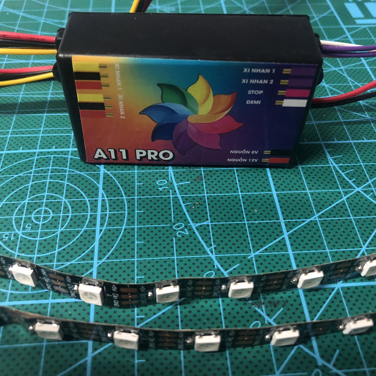 MẠCH LED A11 PRO GẮN WINNER X, EXCITER, SH ĐIỀU KHIỂN BẰNG SMARTPHONE