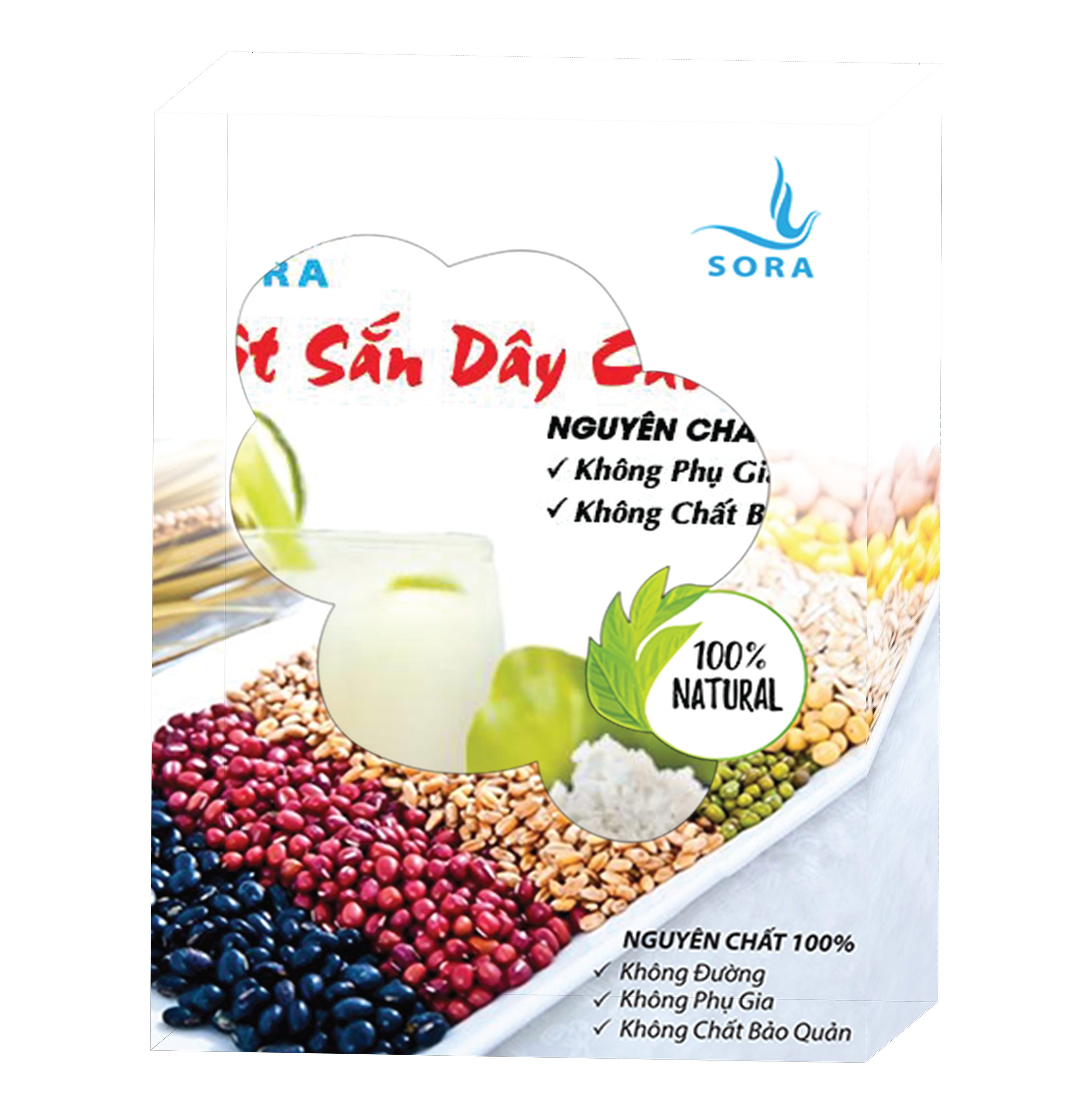Bột sắn dây cao cấp Sora nguyên chất 100% 300g