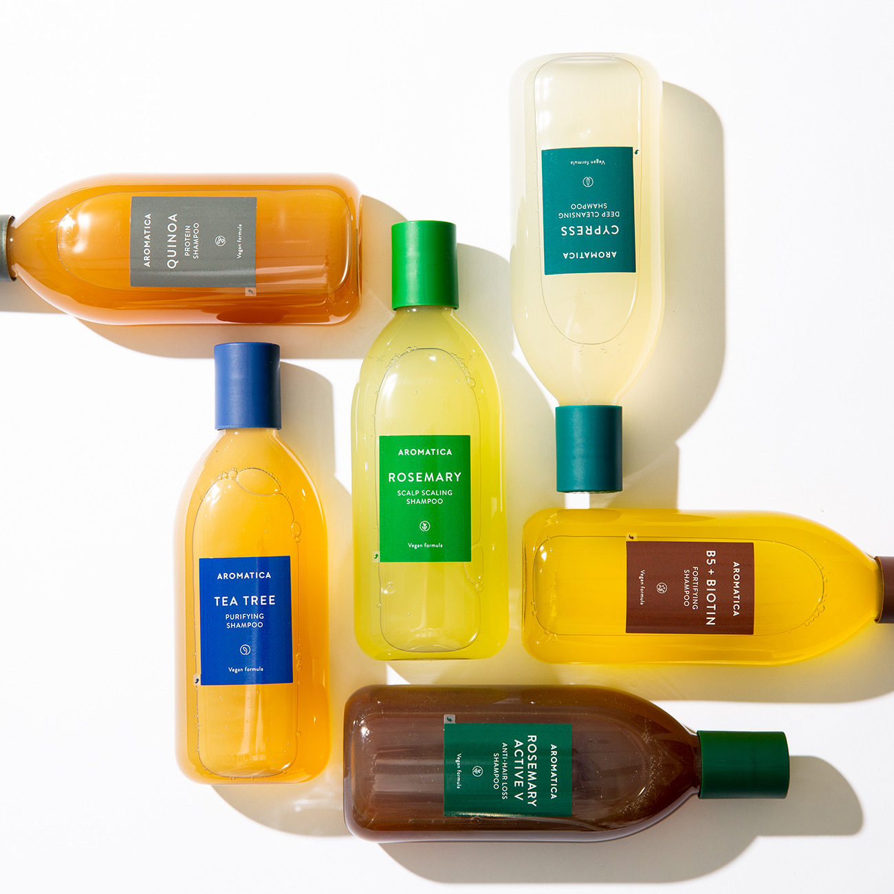 Dầu gội không silicon cho da đầu dầu Aromatica Tea tree Purifying Shampoo