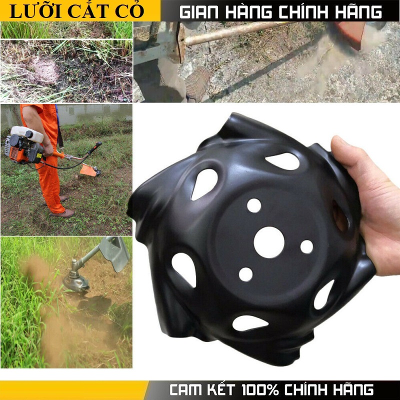 Lưỡi dao cắt cỏ màu bạc - lưỡi dao chất liệu thép cao cấp - Lưỡi dọn cỏ bề mặt
