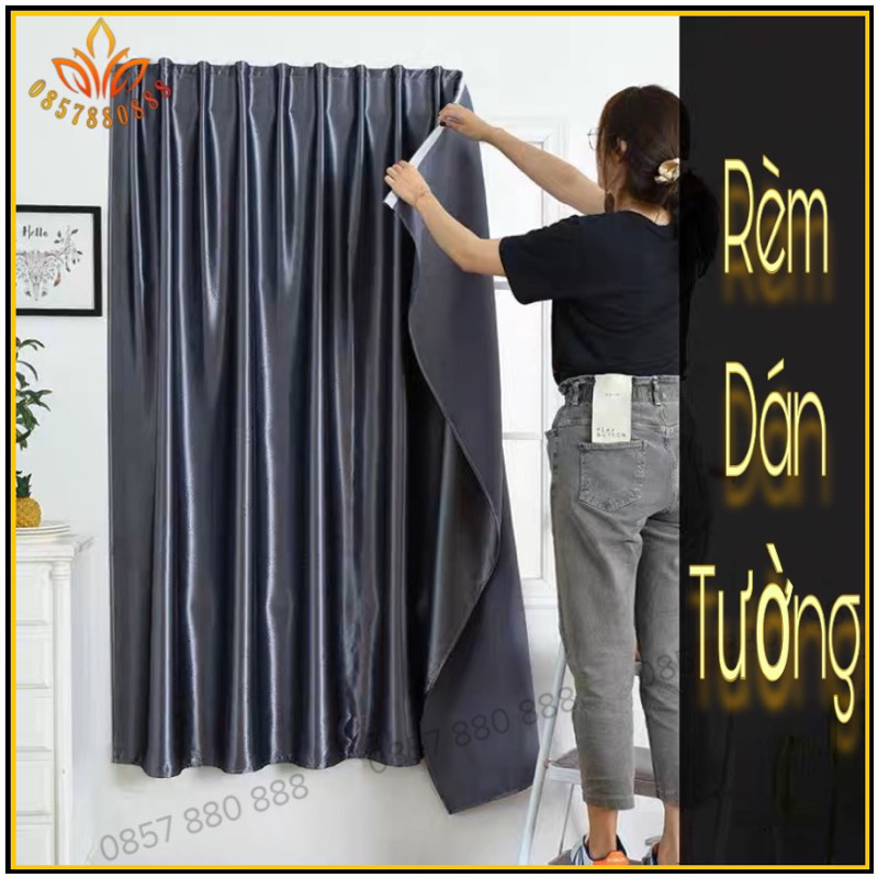 Rèm cửa dán tường, Rèm dán tiện lợi, Rèm dán siêu dính