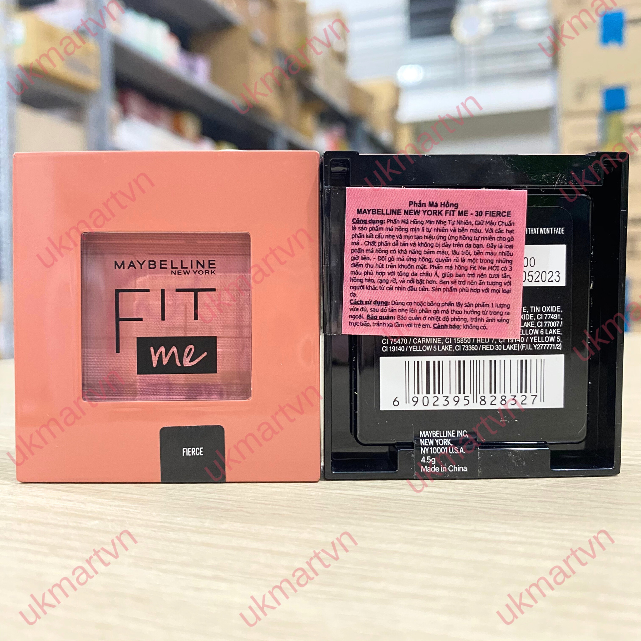 Phấn má hồng mịn lì chuẩn màu Maybelline Fit Me Blush 4.5g