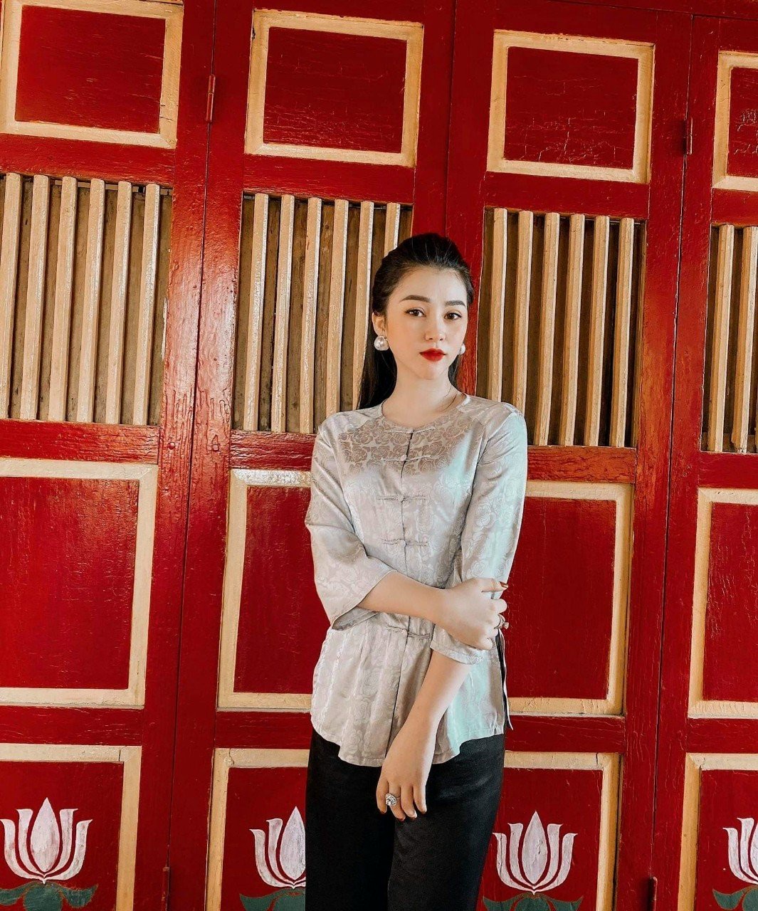 Đồ Lam Đi Lễ Đi Chùa Bà Ba